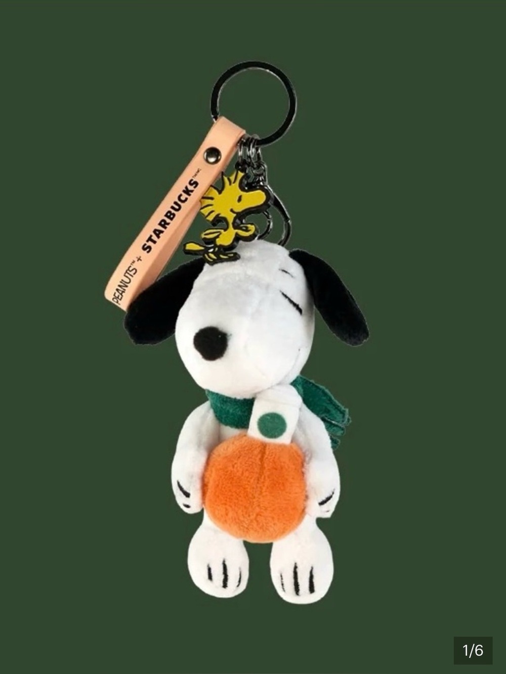 Authentic Starbucks x Peanuts Snoopy Plush
Bag Charm/Keychain